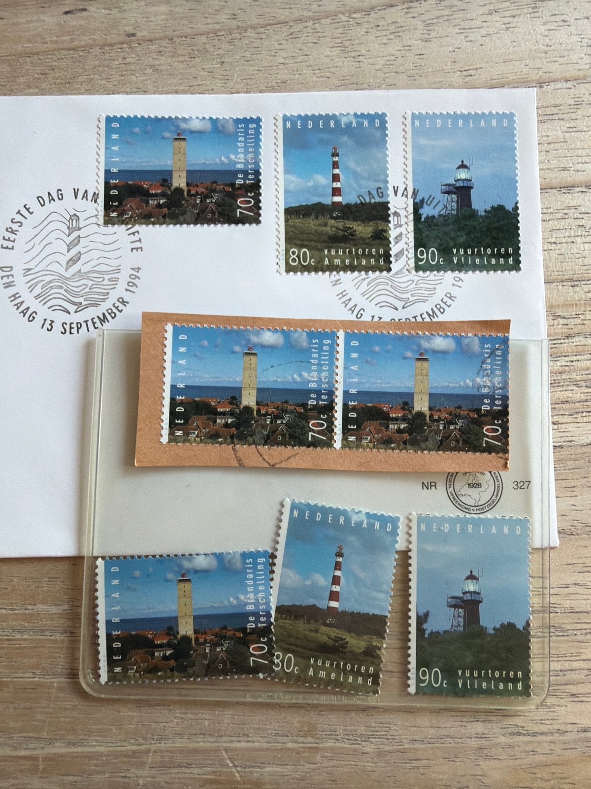 Nederlandse postzegels vuurtorens 1994, Eerste Dag Envelop, Postzegels en Munten, Postzegels | Nederland, Ophalen of Verzenden