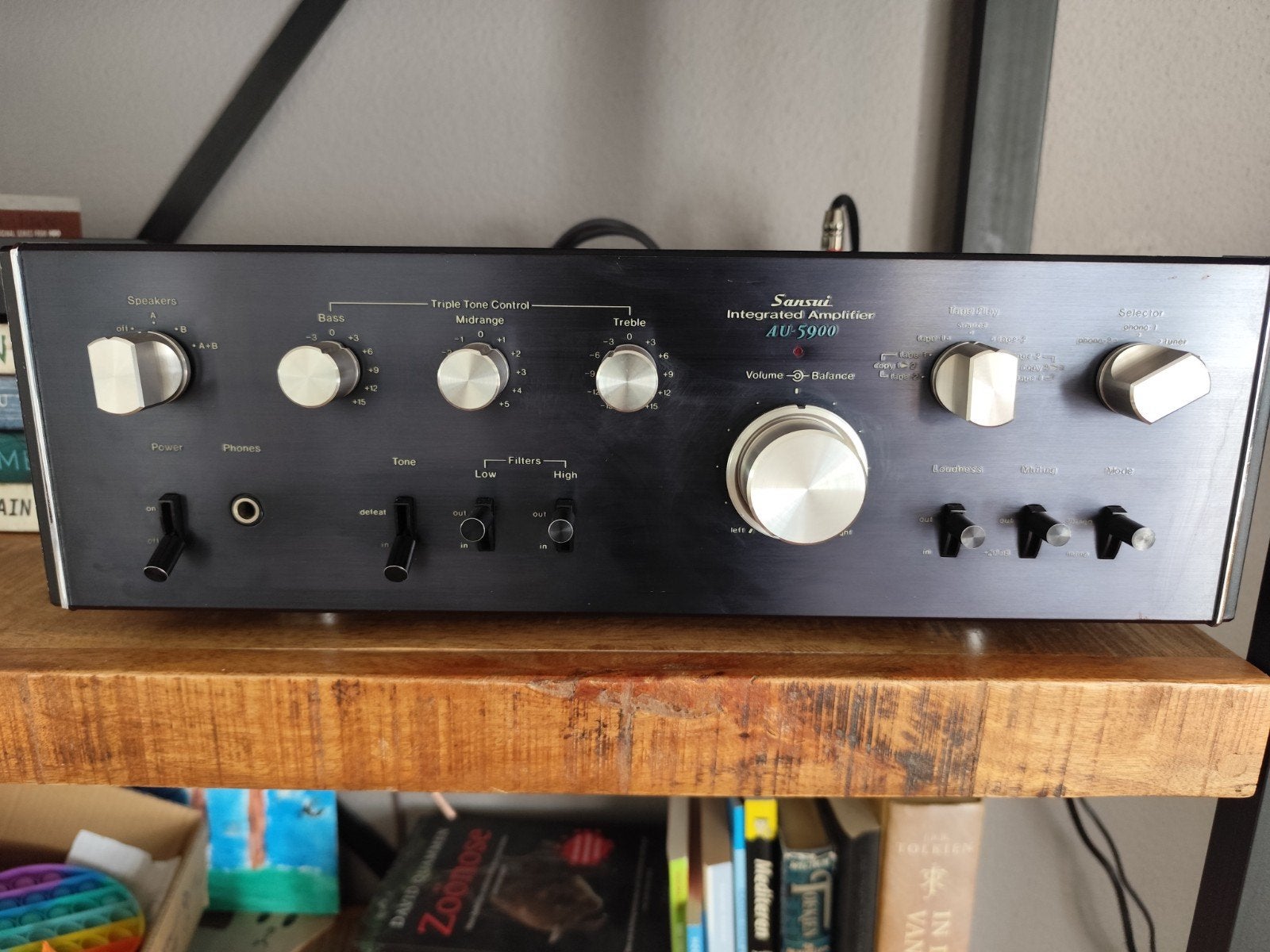Sansui AU-5900 Geïntegreerde Versterker - Vintage Audio, Overige merken, Gebruikt, Ophalen of Verzenden, 60 tot 120 watt