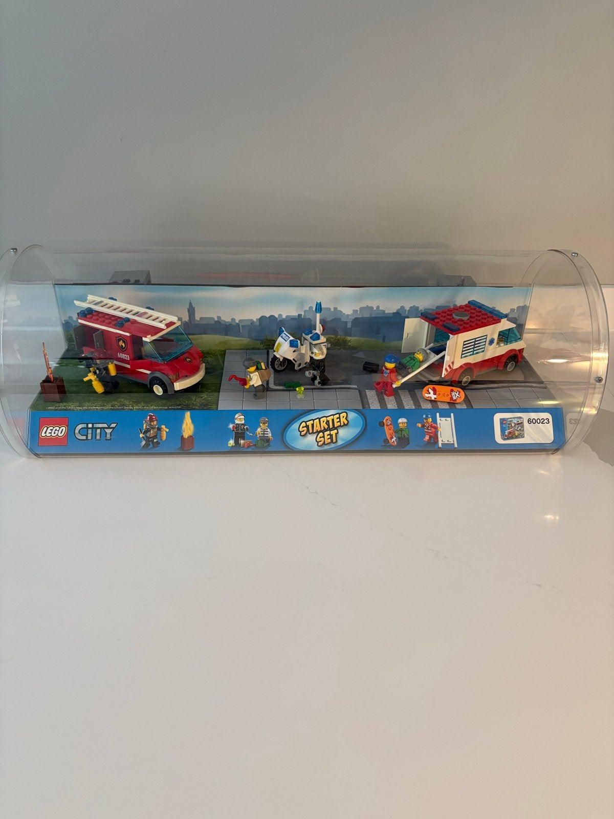 LEGO City Verkoopdisplay Showroom met LEGO - Zeer Netjes, Verzenden, Zo goed als nieuw, Gebruiksvoorwerp