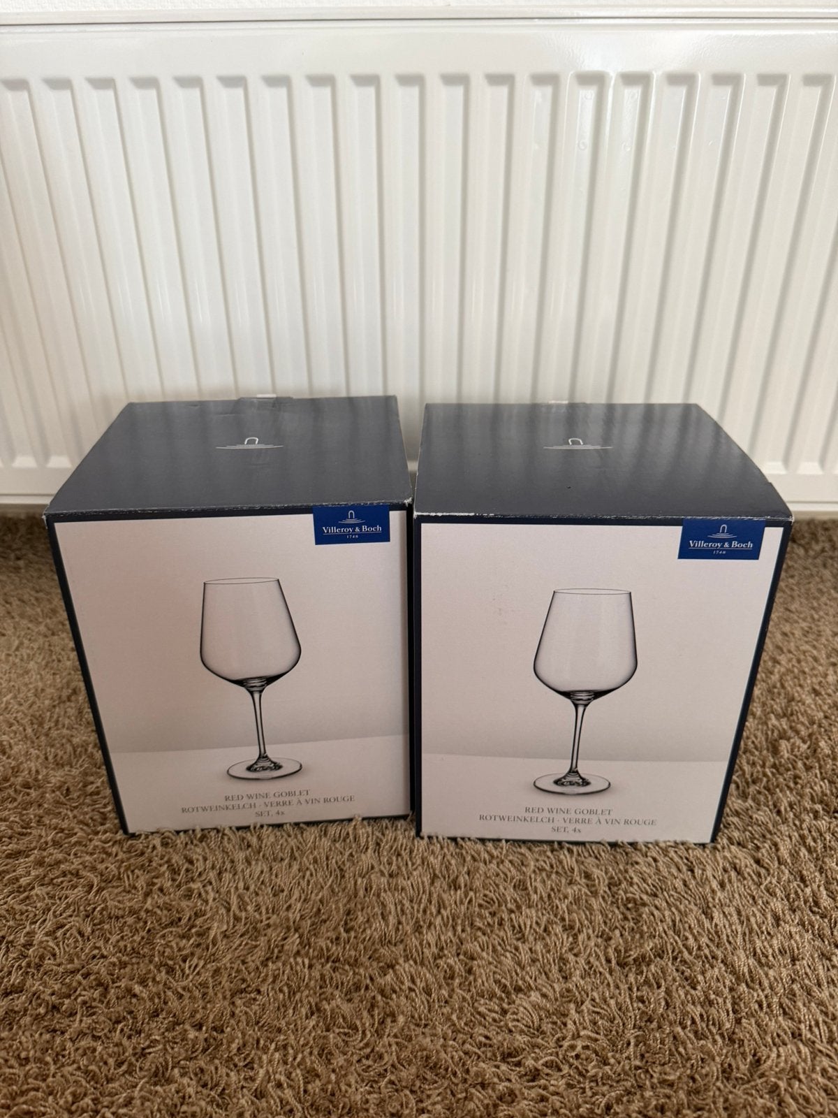 Wijnglazen Villeroy&Boch NIEUW, Glas of Glazen, Villeroy & Boch, Nieuw, Ophalen of Verzenden