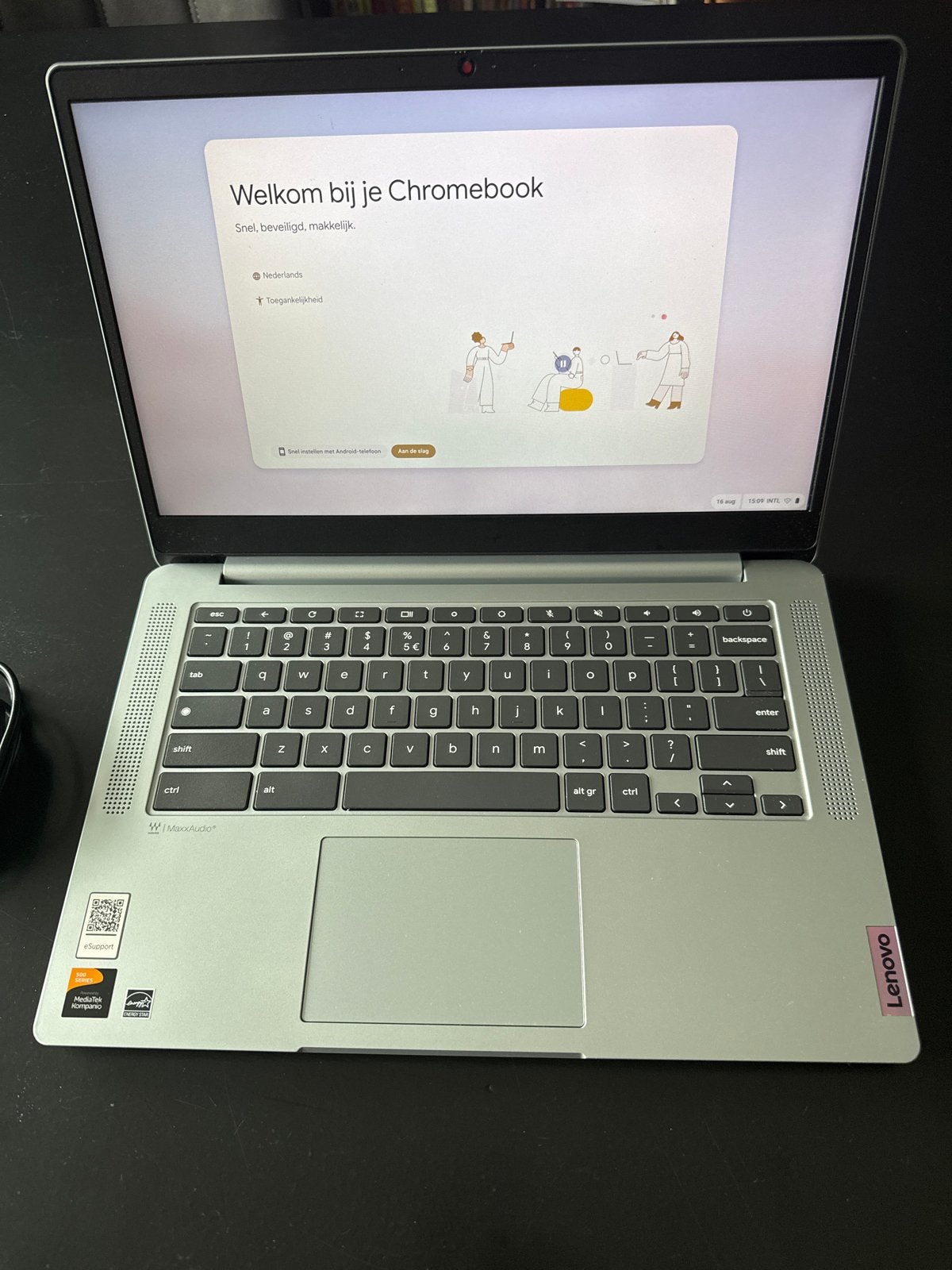 Lenovo Chromebook, 14 inch, Qwerty, Ophalen of Verzenden, 32 GB of minder
