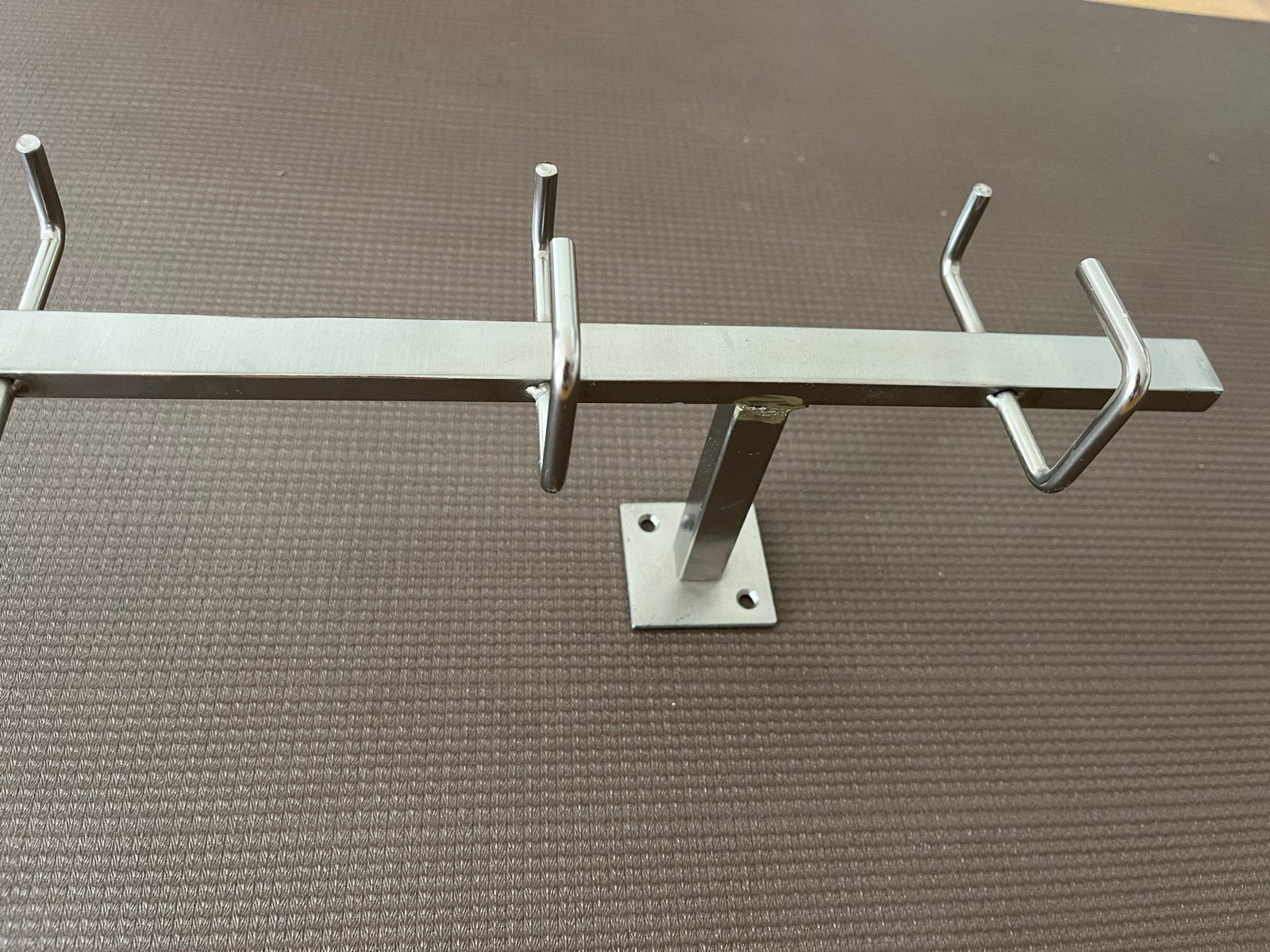 Metalen wandkapstok met 6 haken, Zo goed als nieuw, Minder dan 100 cm, Metaal, Ophalen