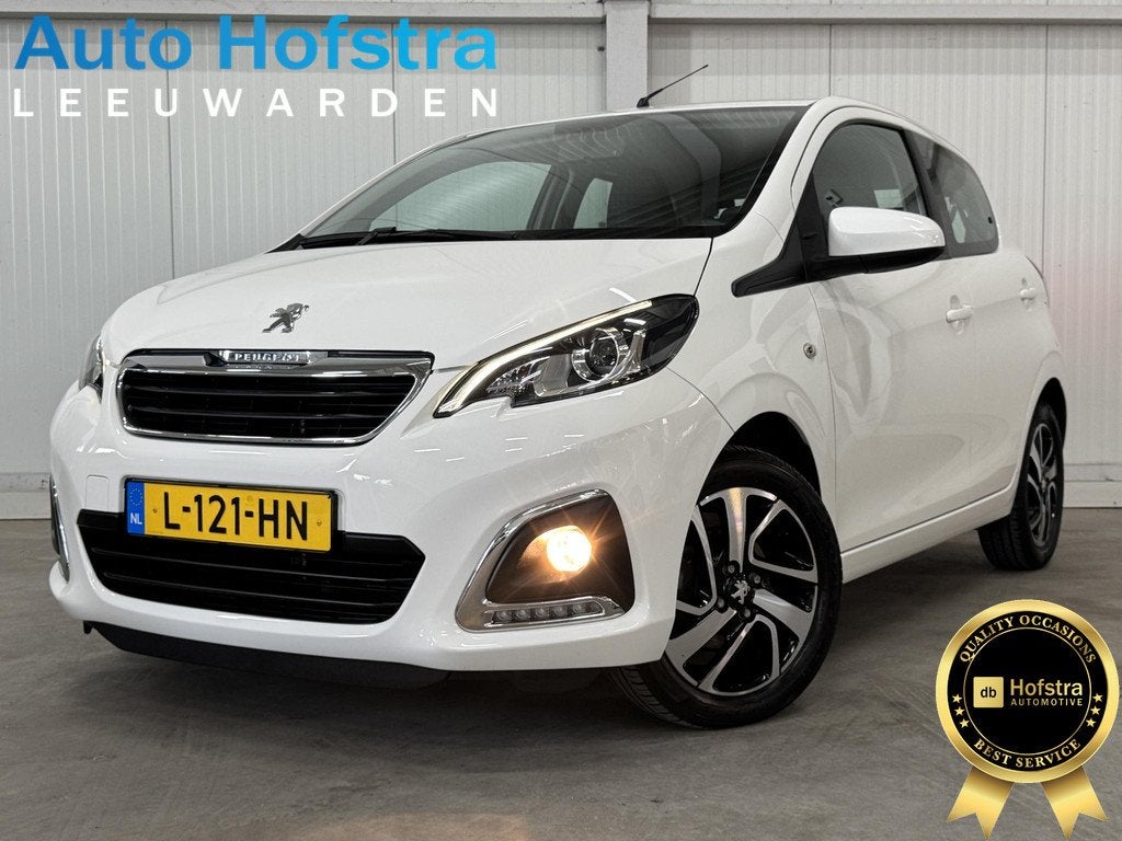 Peugeot 108 1.0 e-VTi Allure LED GROOT-SCHERM NAVI-VIA-CARPL, Voorwielaandrijving, Start-stop-systeem, Stof, Gebruikt