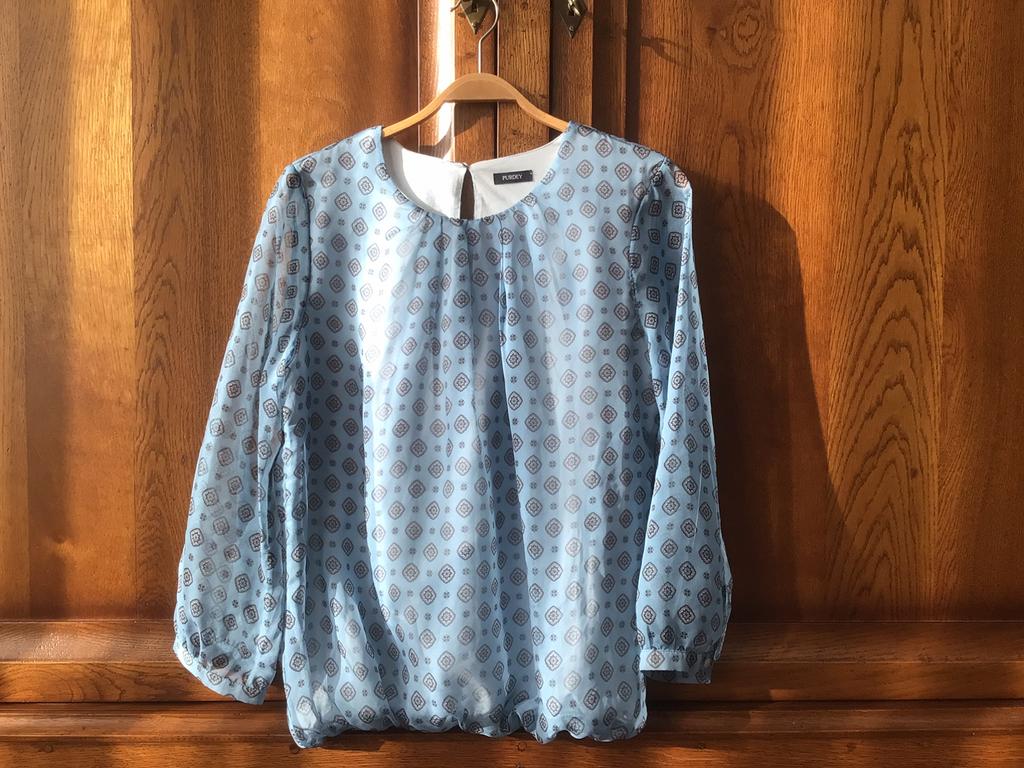 PURDEY     BLOUSE, Verzenden, Zo goed als nieuw, Maat 38/40 (M), Blauw