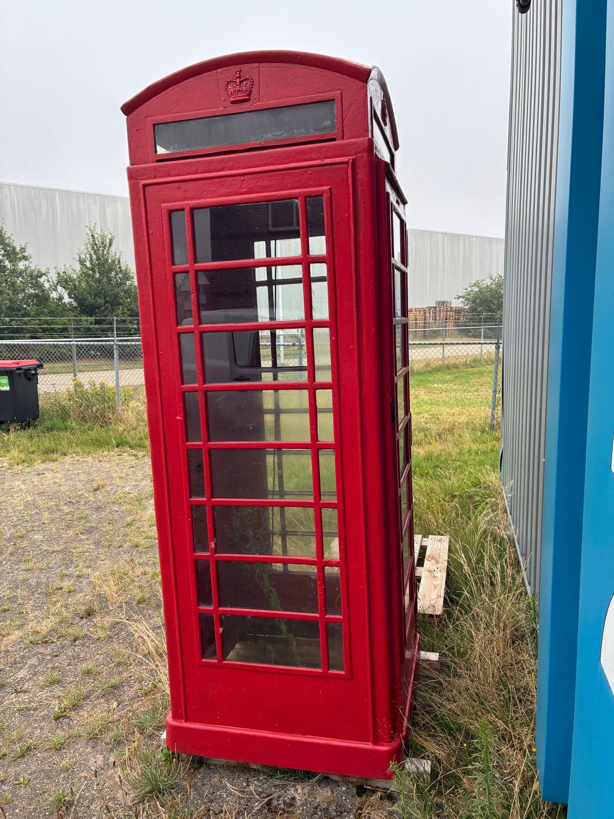 Originele Engelse telefooncel met prachtige patina, Antiek en Kunst, Ophalen of Verzenden