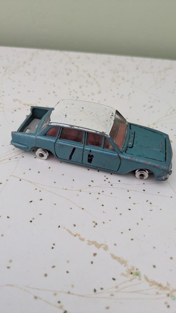 Vintage Matchbox Triumph 2000 - Blauw/Wit, Ophalen of Verzenden, Gebruikt, Auto