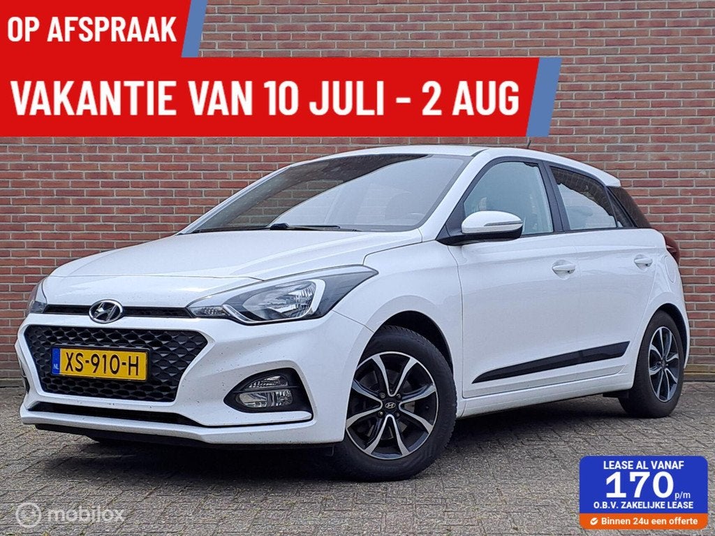 Hyundai i20 1.0 T-GDI Comfort/Apple carplay/Trkhk/ Navi, Auto's, Voorwielaandrijving, 450 kg, Euro 6, Wit