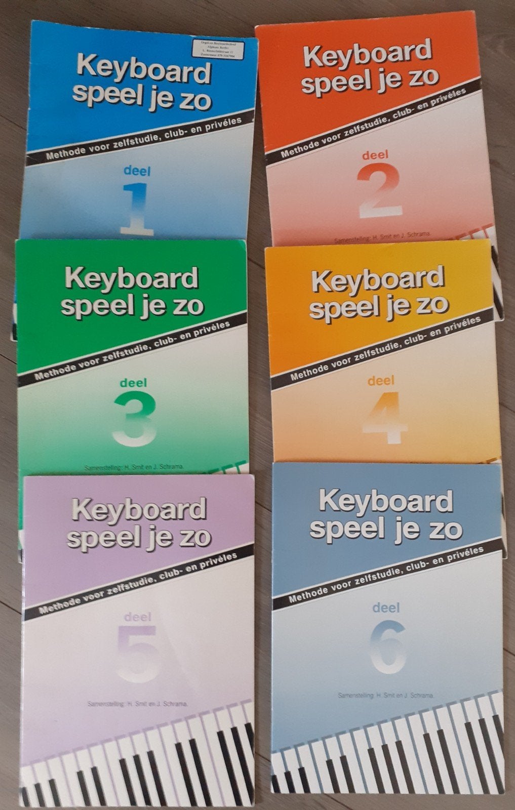 Keyboard speel je zo - Complete set delen 1 t/m 6, Muziek en Instrumenten, Gebruikt, Les of Cursus, Ophalen of Verzenden, Piano