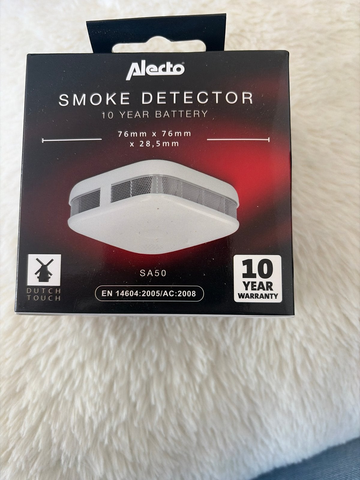 Alecto SA50 Rookmelder, 7 beschikbaar, Detector, Sensor of Melder, Nieuw, Ophalen of Verzenden, Rook