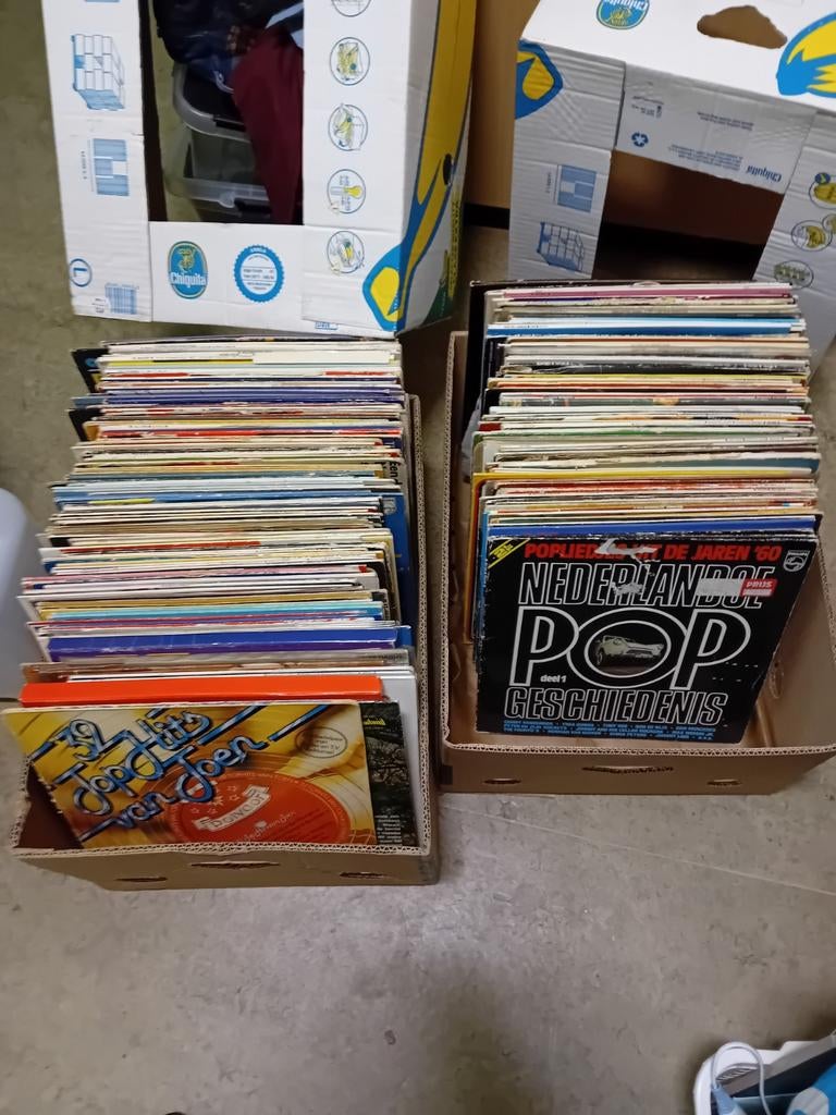 2 dozen met lp jaren 60 70 80, Ophalen, Gebruikt, Overige formaten