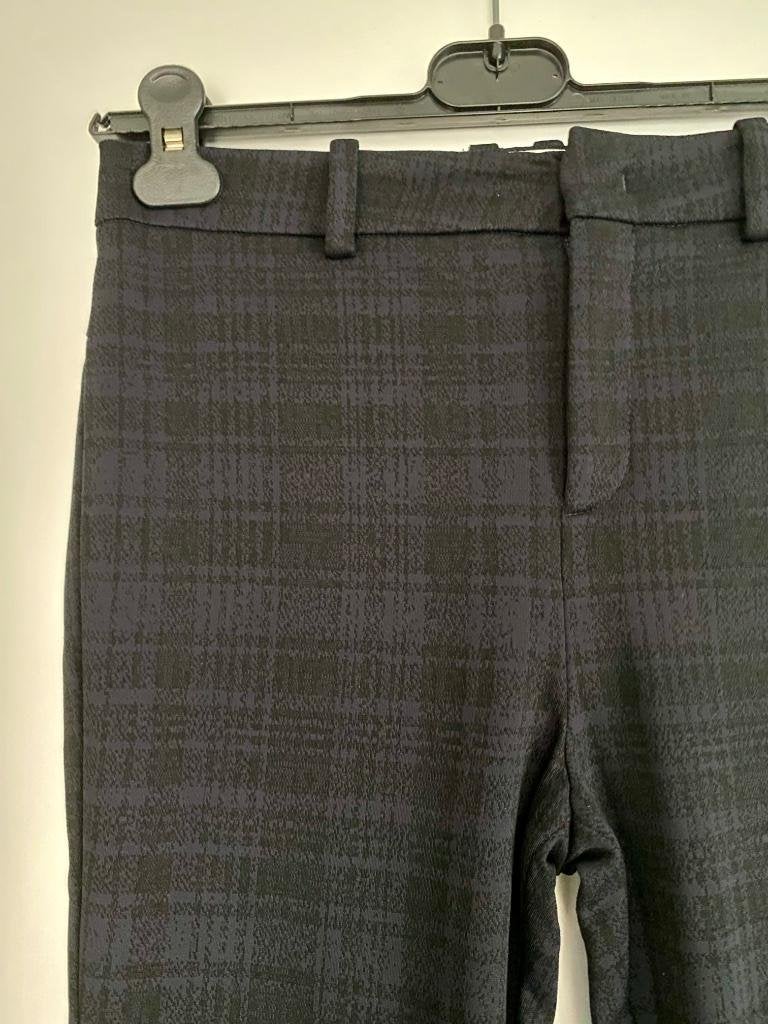 i222 Drykorn maat 27=S=36 comfort flared broek d-blauw/zwart, Drykorn, Blauw, Ophalen of Verzenden, Zo goed als nieuw