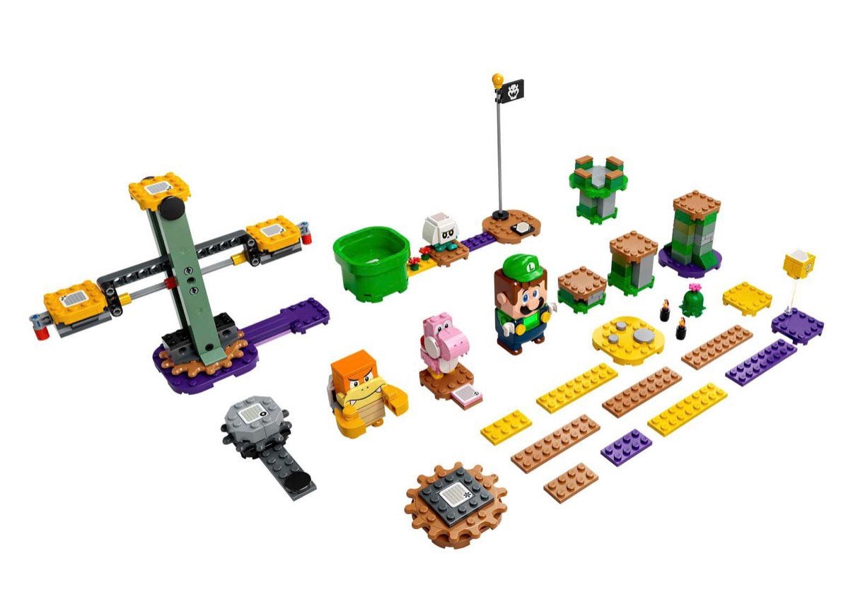 Lego 71387 ~ Super Mario - Avonturen met Luigi Starterset, Overige thema's, Lego, Ophalen of Verzenden, Zo goed als nieuw