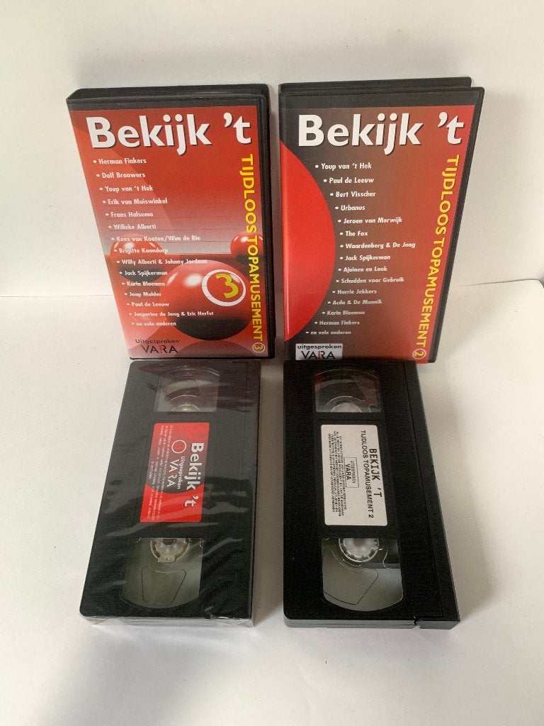 Bekijk 't - Tijdloos Topamusement VHS Banden Vara 1996, Alle leeftijden, Ophalen of Verzenden, Zo goed als nieuw