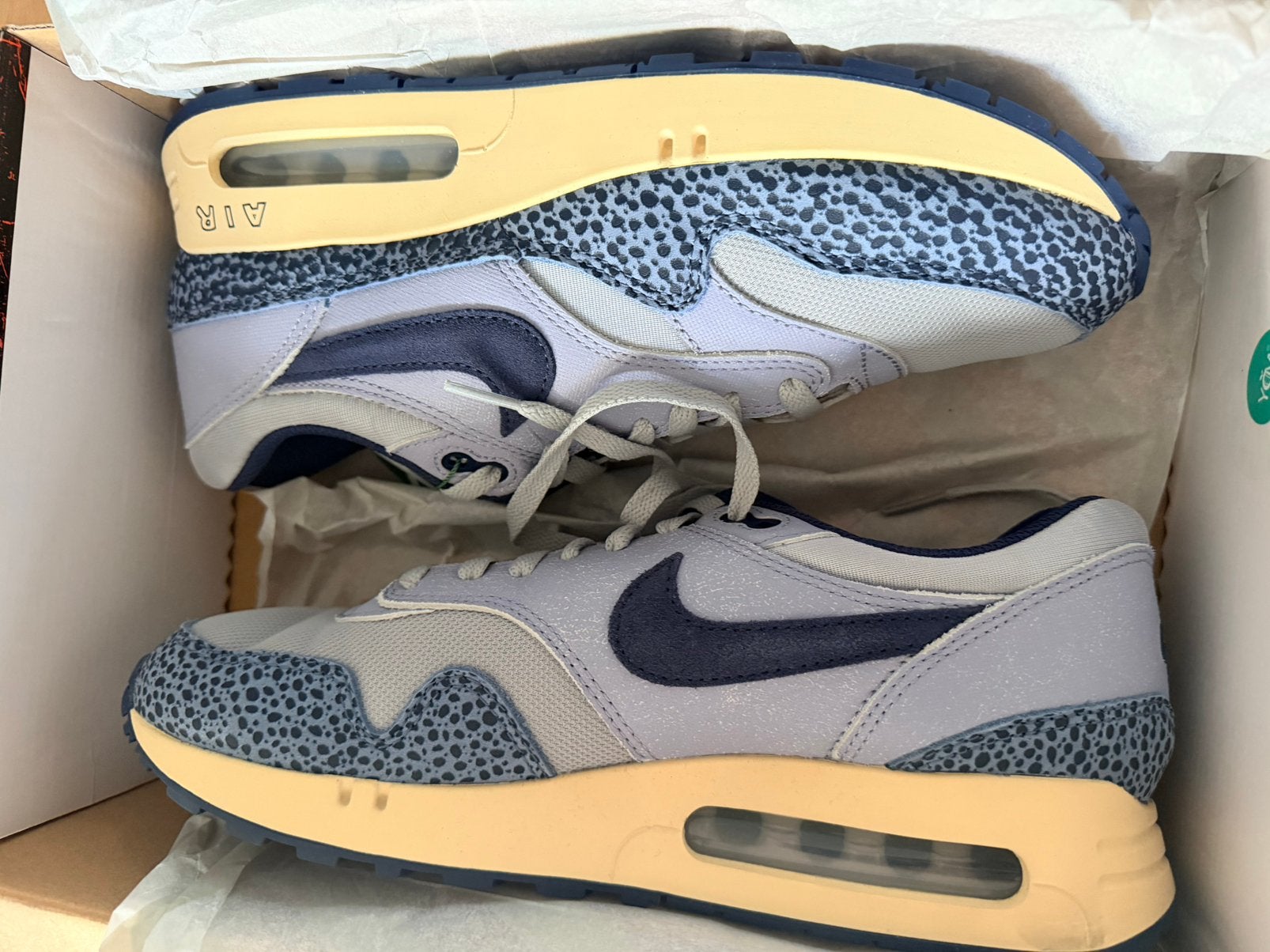 Nike air max 1 ‘86 OG Big bubble lost scetch 43, Blauw, Nieuw, Ophalen of Verzenden, Sneakers of Gympen