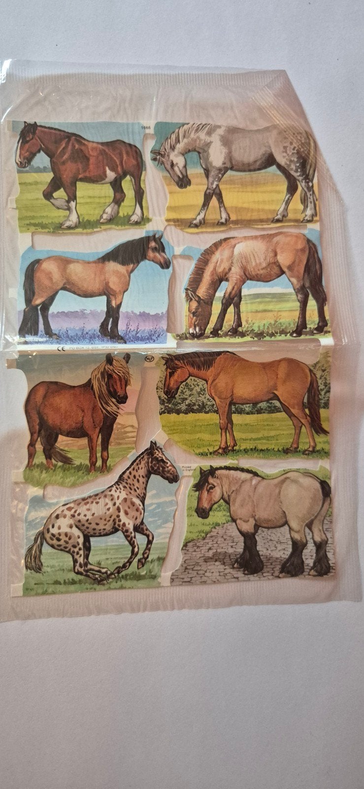 Vintage paardenplaatjes - poëzieplaatjes, Verzamelen, Ophalen of Verzenden