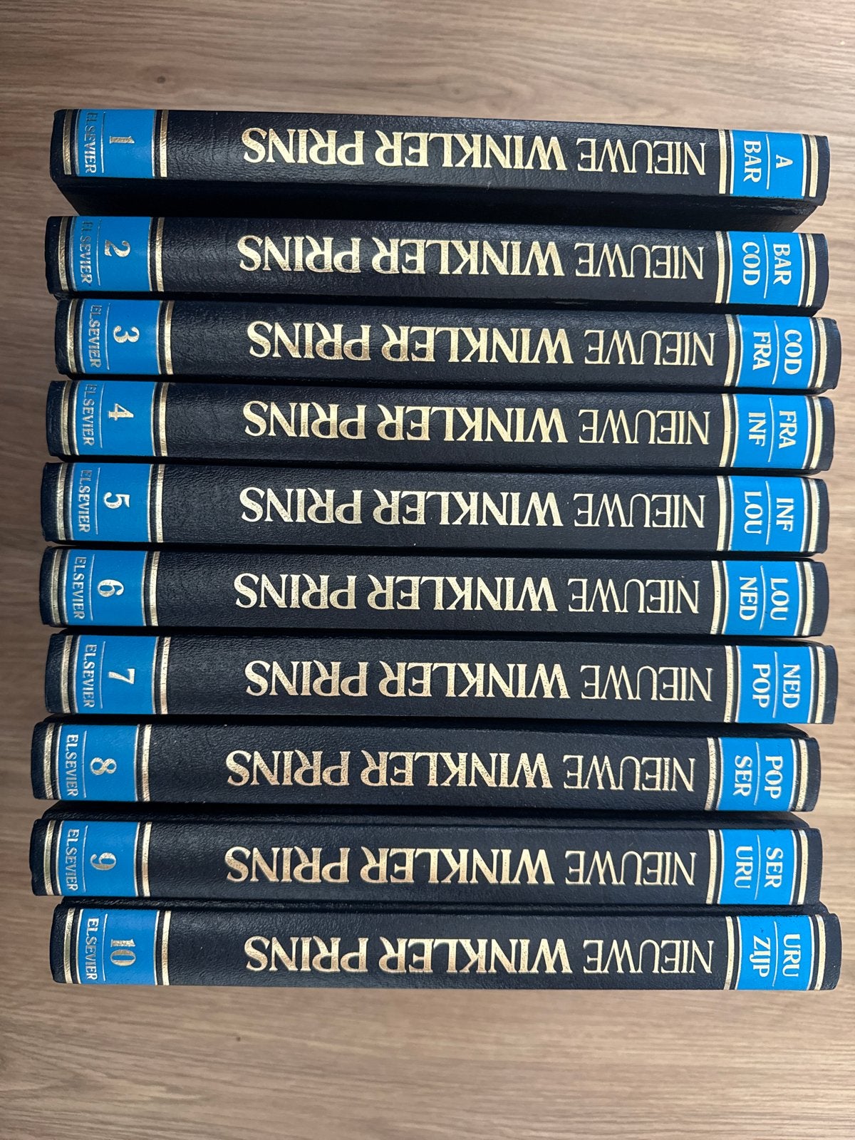 Nieuwe Winkler Prins Encyclopedie - Complete set (10 delen), Boeken, Encyclopedieën, Complete serie, Ophalen of Verzenden, Zo goed als nieuw