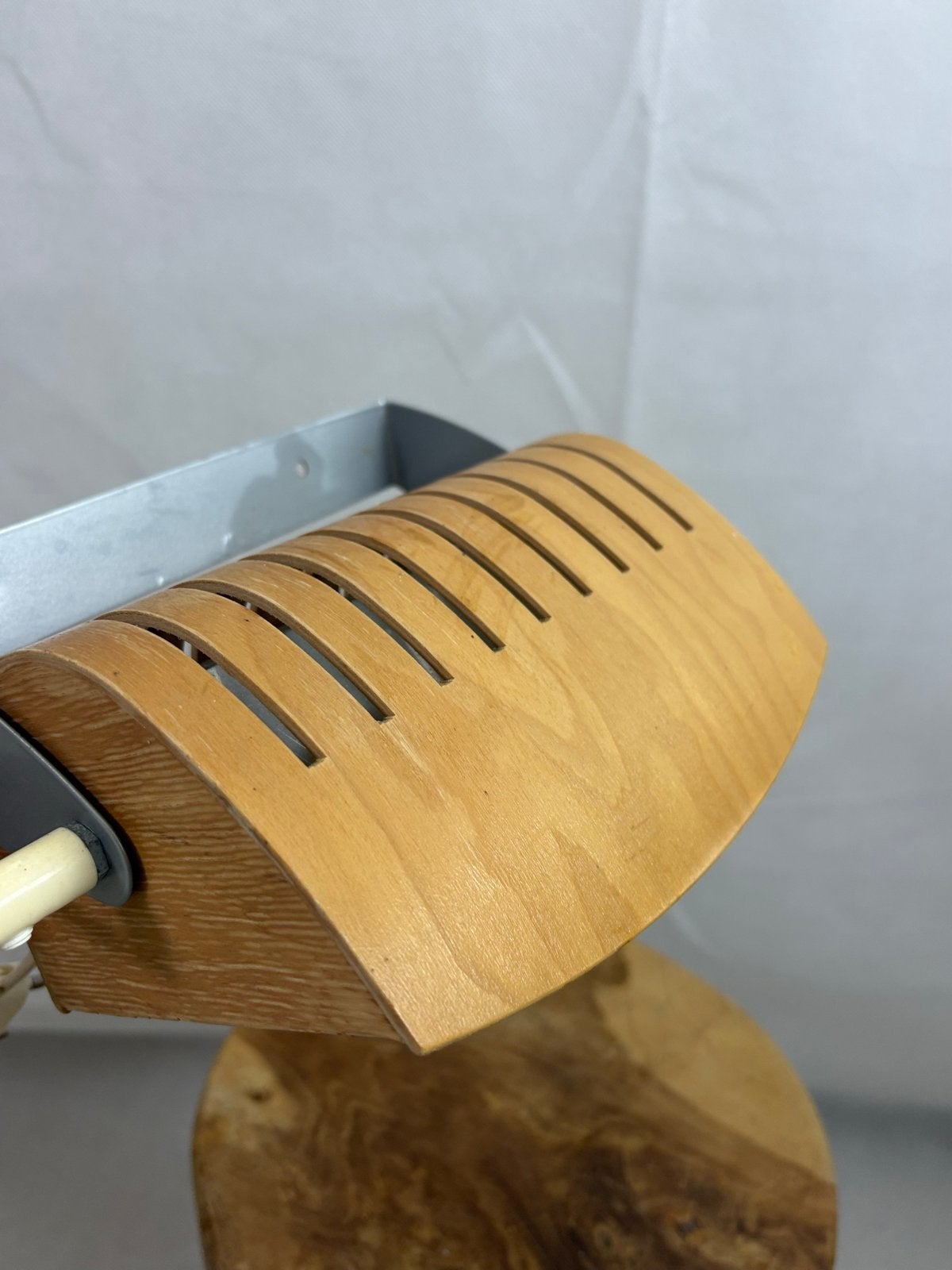 Ikea Vintage houten wandlamp / bedlampje, Ophalen of Verzenden