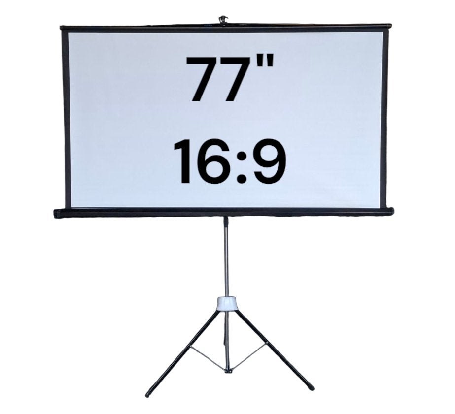 Beamerscherm/Projectiescherm 77inch Div modellen – New, Ophalen of Verzenden, Nieuw