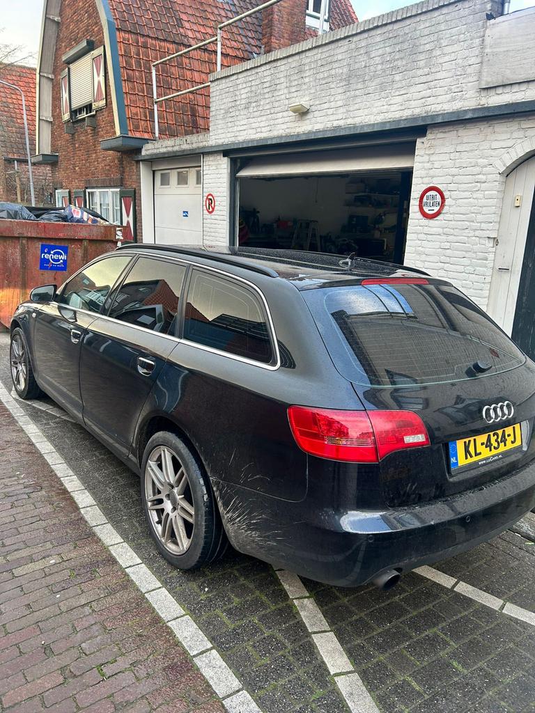Audi A6 3.2 FSI 188KW Avant Quattro 2005 Zwart, 1675 kg, Zwart, Stationwagon, Handgeschakeld