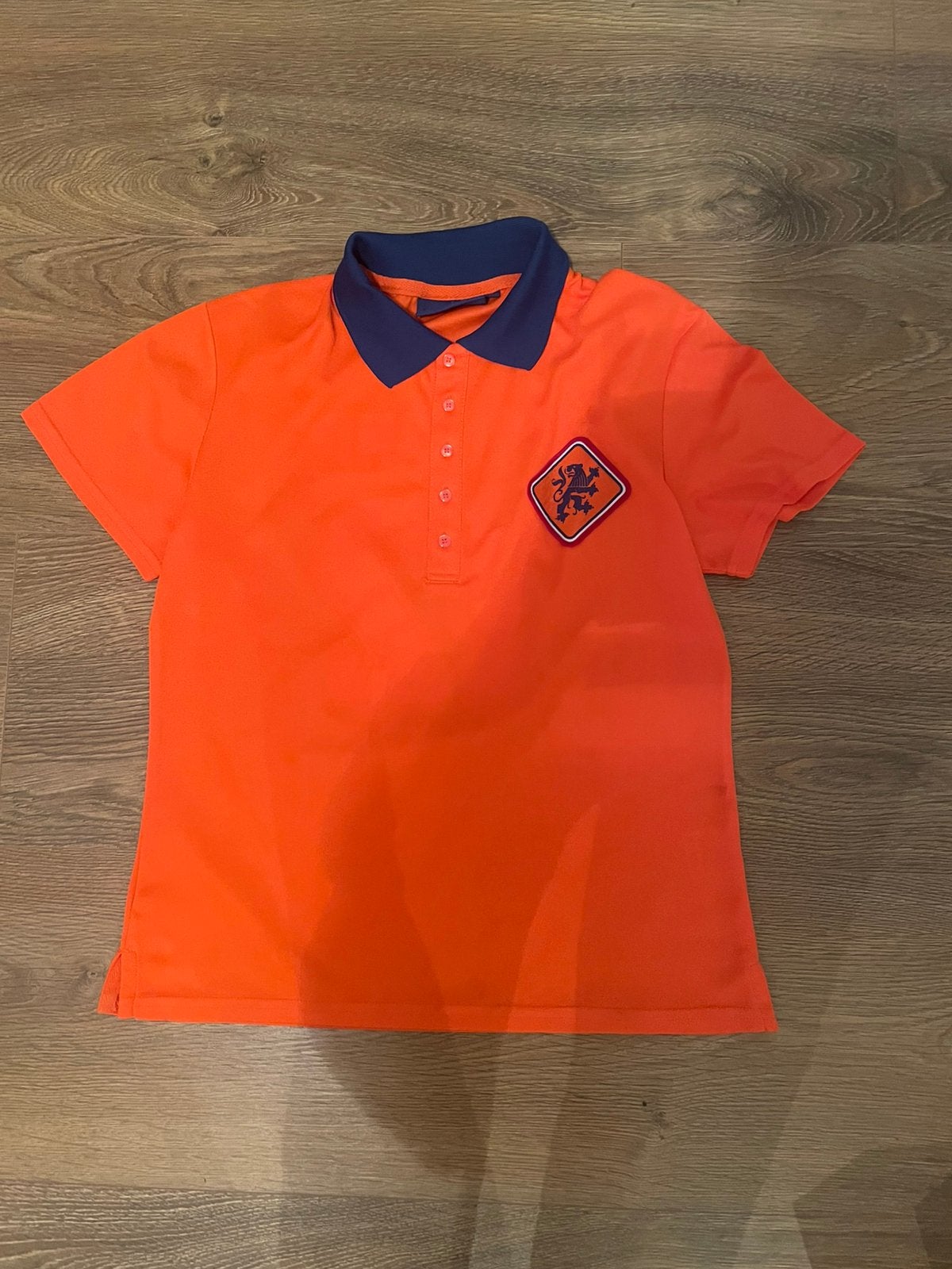 Oranje t-shirt holland heroes maat m - 140/146, Ophalen of Verzenden, Zo goed als nieuw, Jongen, Shirt of Longsleeve
