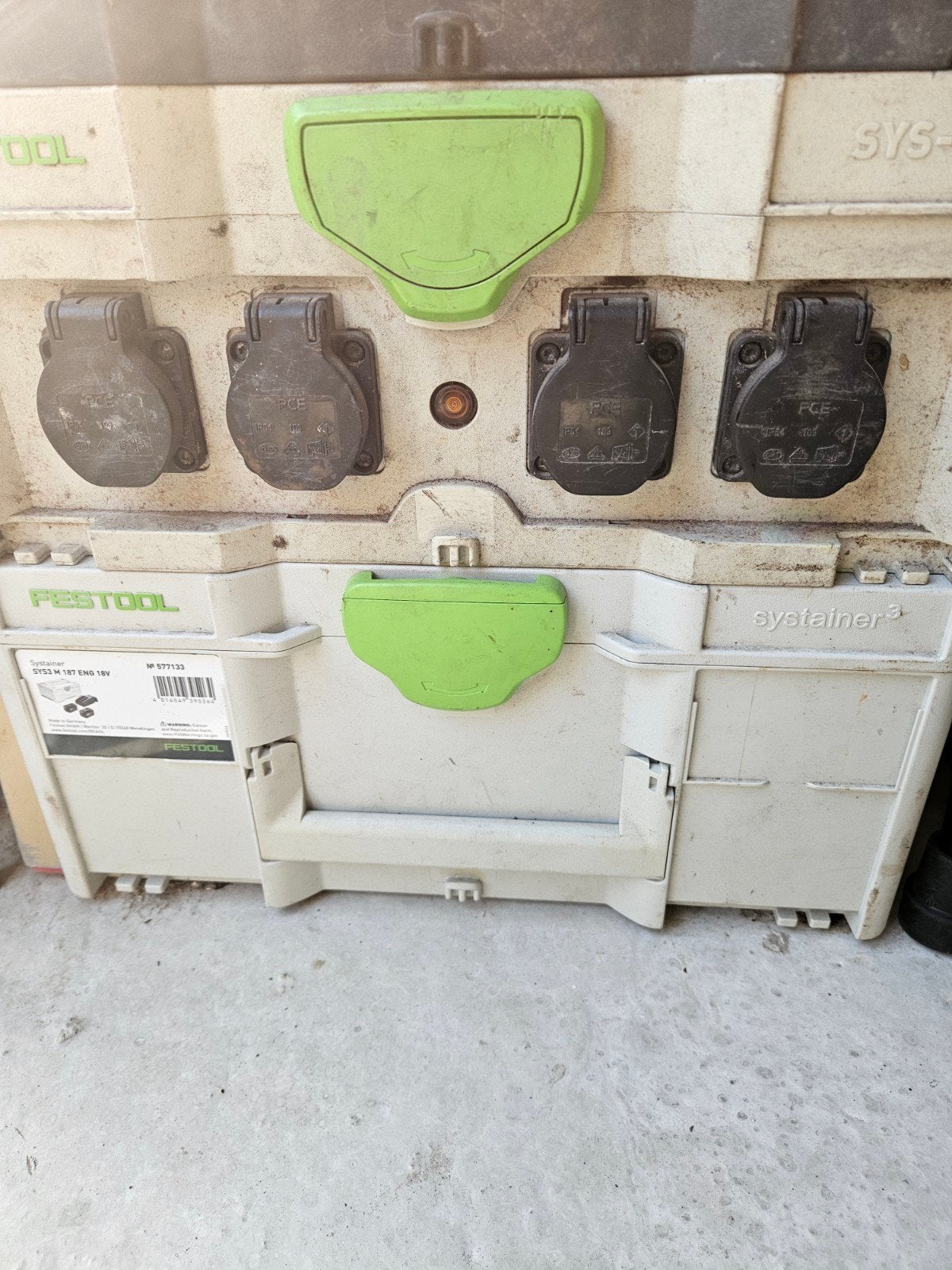 Festool Systainer met stopcontacten, Ophalen of Verzenden, Gebruikt