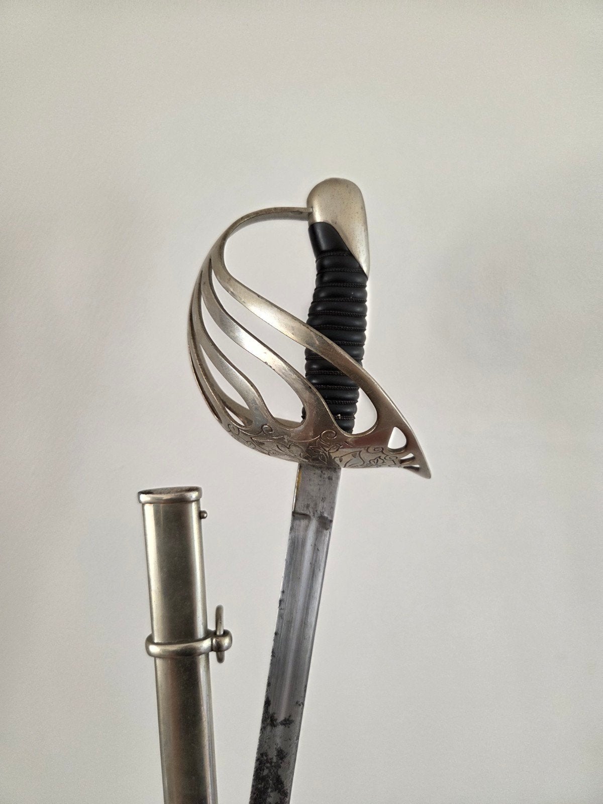 Sabel / Zwaard Model 1895 Cavalerie Officier Rechte kling, Verzamelen, Ophalen of Verzenden, Landmacht, Nederland, Zwaard of Sabel