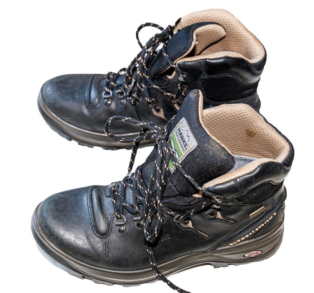 outdoor  wandel schoenen, Ophalen, Hawks, Zwart, Zo goed als nieuw