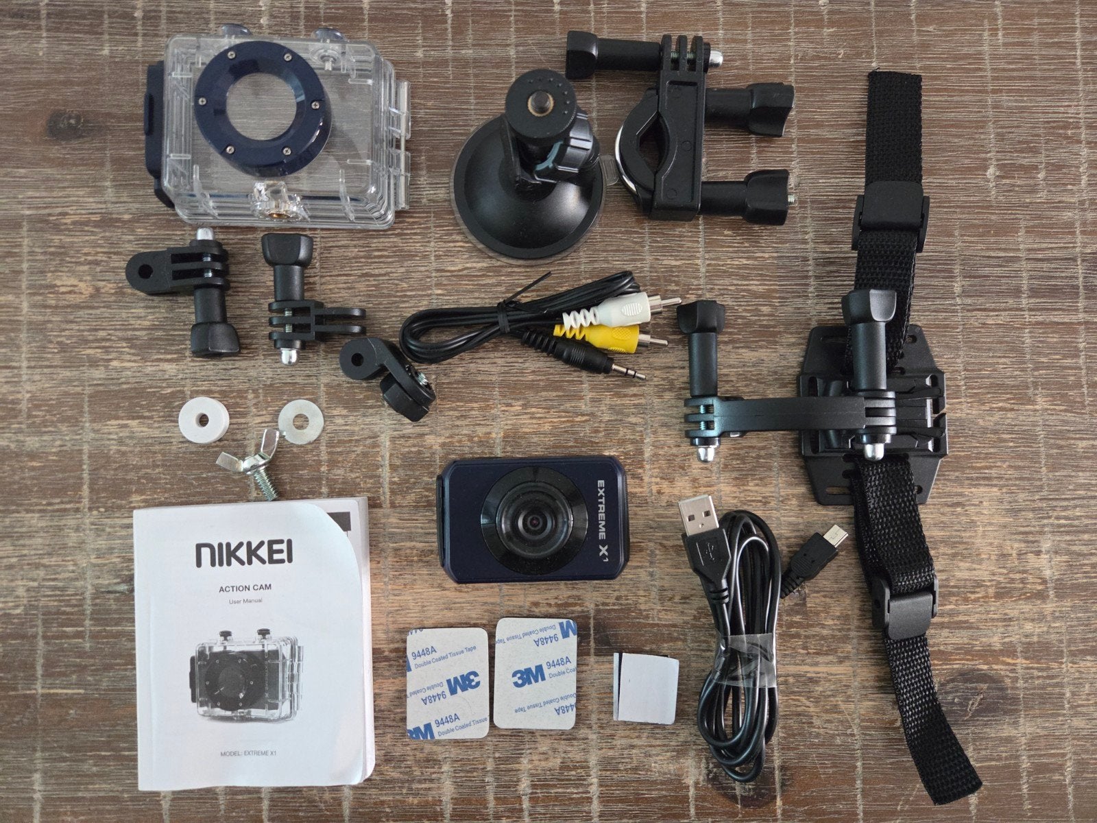 Nikkei Extreme X1 Action Cam | Compleet met accessoires, Ophalen of Verzenden, Overige merken