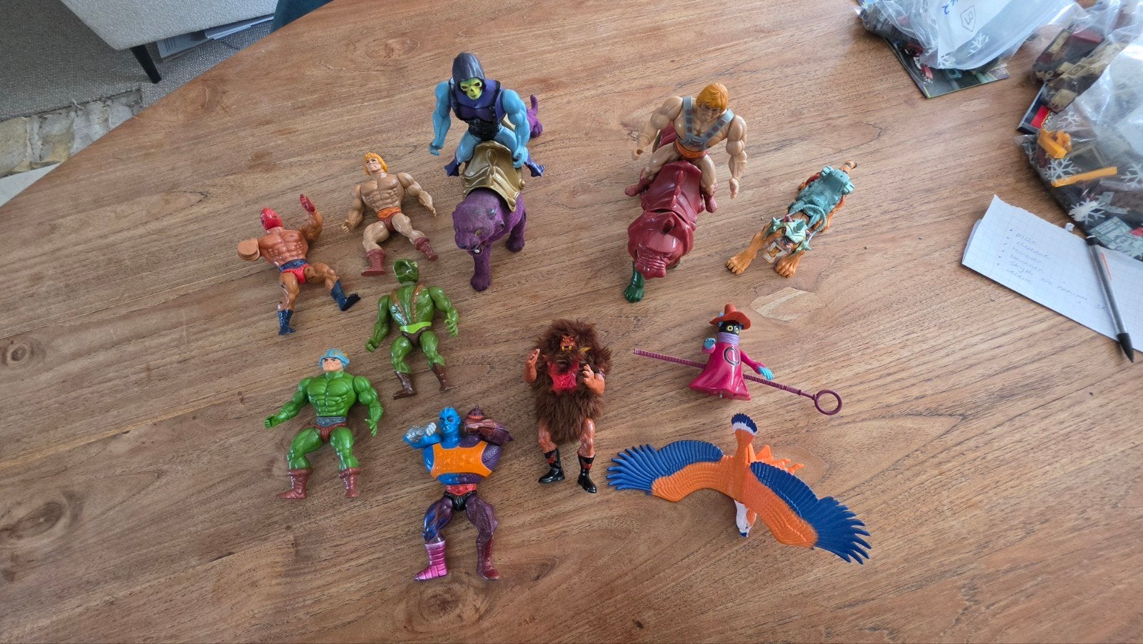 Vintage He-Man actiefiguren Mattel jaren '80 - Groot lot, Ophalen of Verzenden, Gebruikt