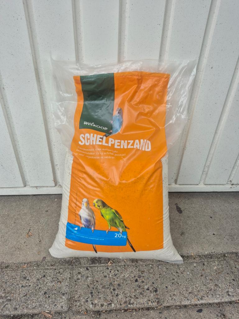 Schelpenzand 20KG, Dieren en Toebehoren, Vogels | Toebehoren, Ophalen, Nieuw