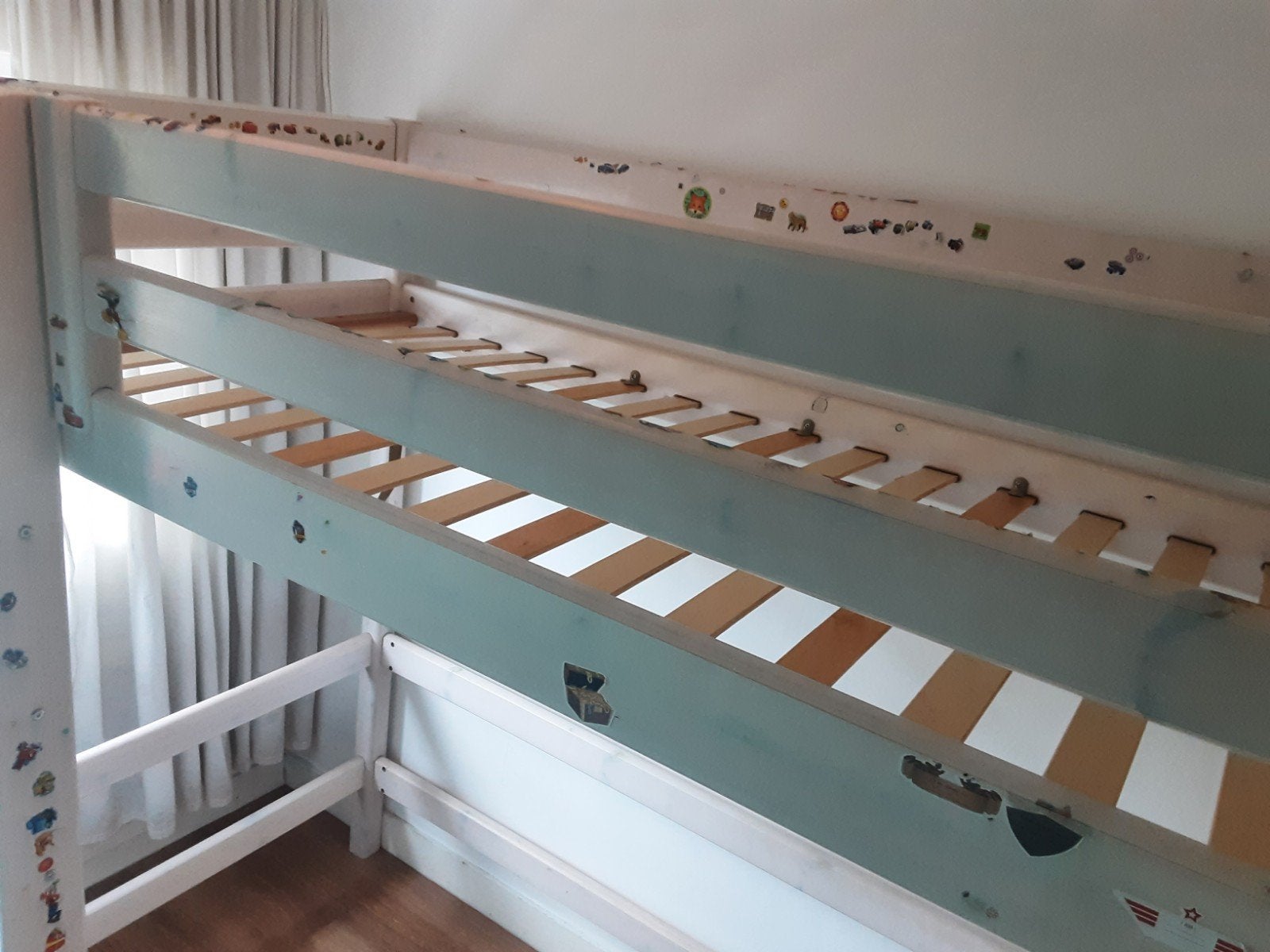 Flexa - Hoogslaper bed ophalen in Hilversum ( vandaag), Ophalen, Gebruikt, Eenpersoons, 90 cm