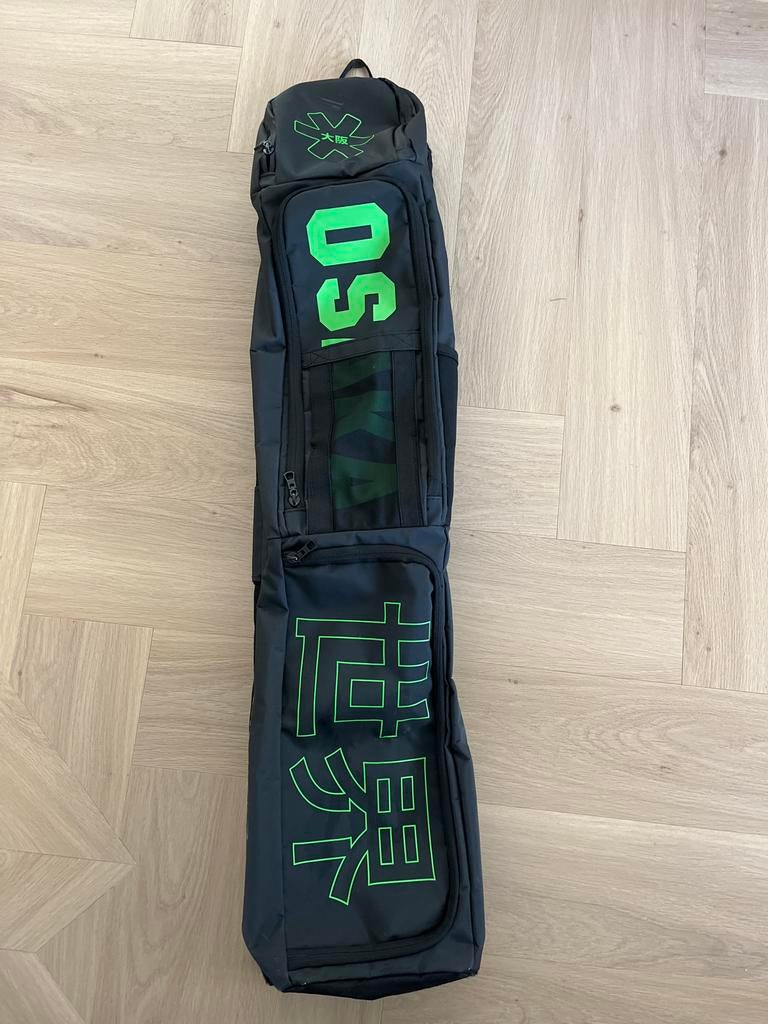 Osaka Hockeysticktas - Zwart/Groen, Ophalen, Zo goed als nieuw, Tas