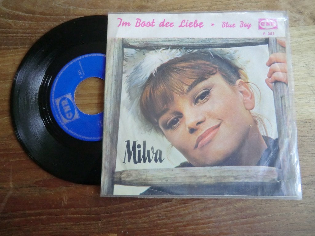 milva            im boot der liebe/blue boy, Verzenden, Gebruikt, 7 inch, Levenslied of Smartlap