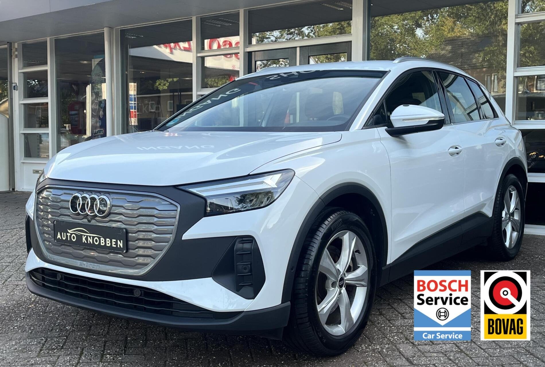 Audi Q4 e-tron 40 Edition 77 kWh Camera, Carplay, Lm.., Auto's, Automaat, Achterwielaandrijving, Gebruikt, Met garantie (alle)