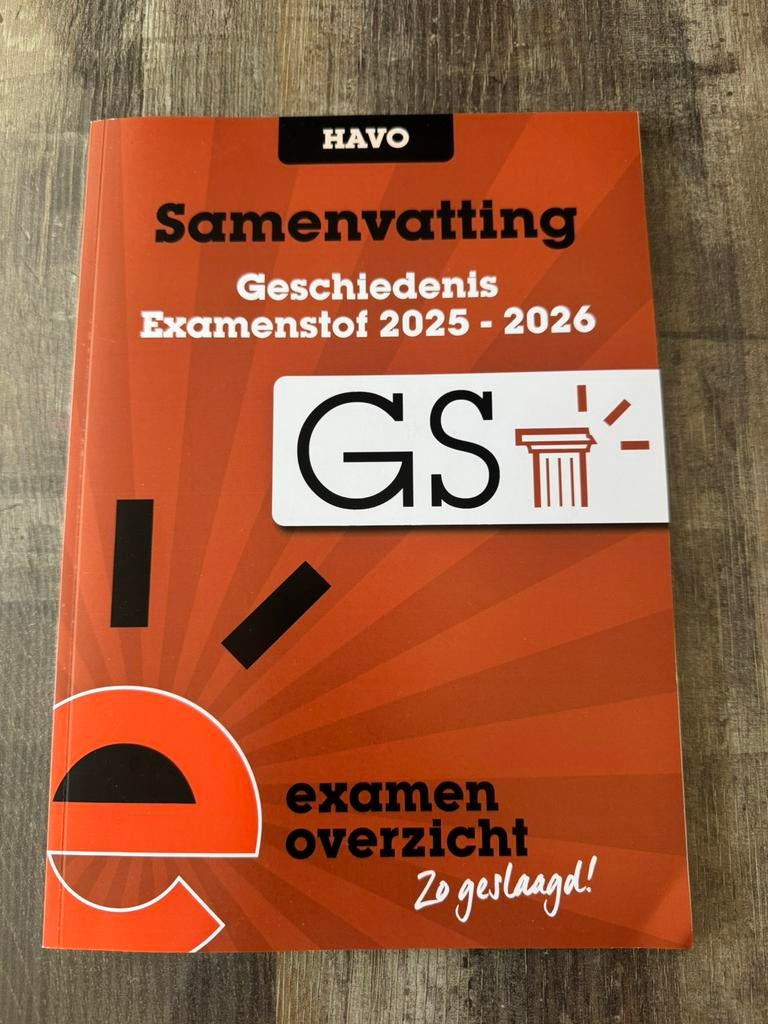 4 Havo Examenoverzicht boeken, Ophalen of Verzenden, Zo goed als nieuw, Overige onderwerpen