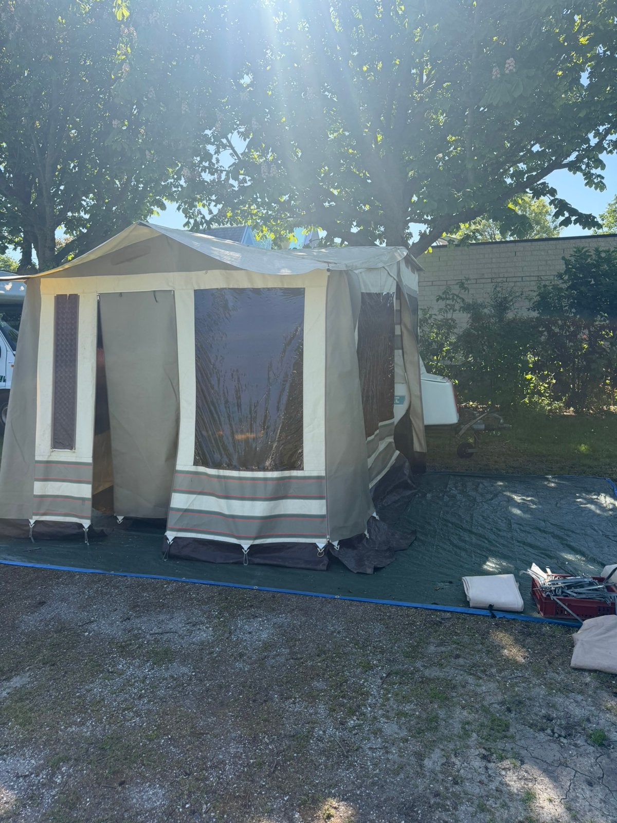 Vouwwagen Paradiso Compact, Ophalen
