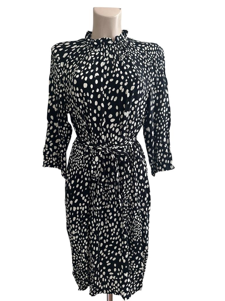 Anna van Toor jurk M, Kleding | Dames, Zwart, Ophalen of Verzenden, Zo goed als nieuw