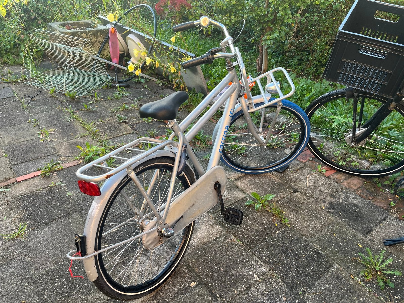 Cortina fiets met voor- en achterdrager
