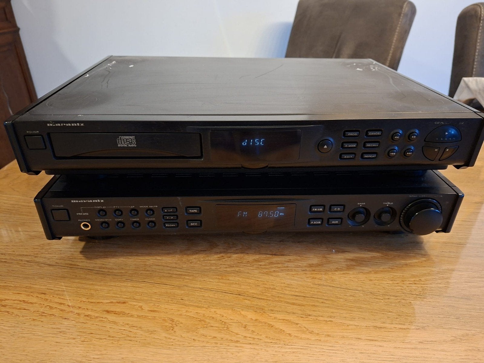 Marantz Slimline Set: Receiver SR1030 & CD-speler CD1010, Audio, Tv en Foto, Stereo-sets, Gebruikt, Losse componenten, Tuner of Radio