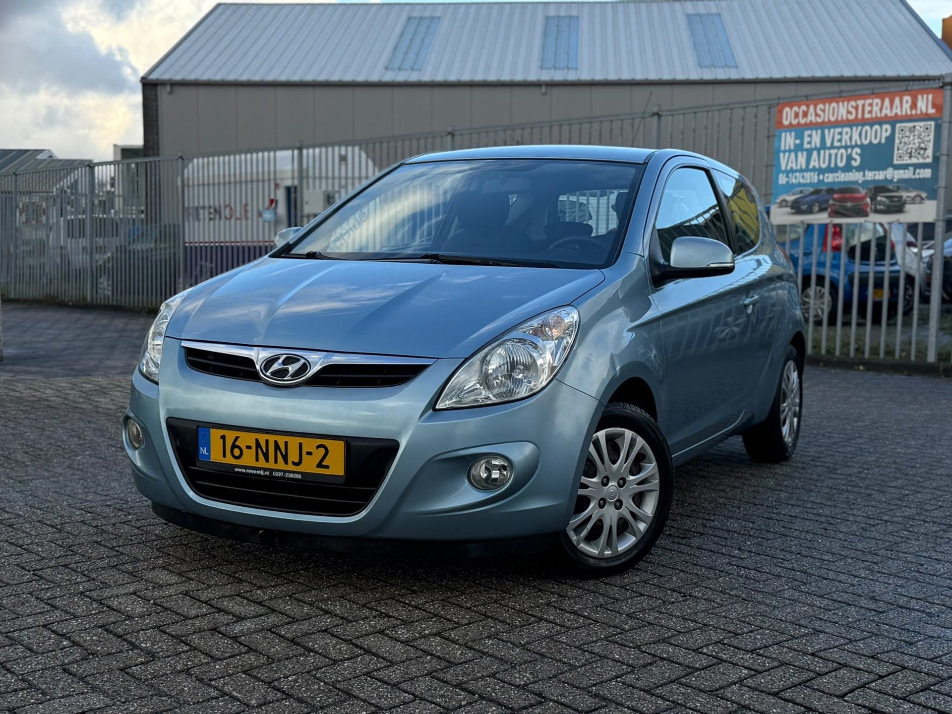 Hyundai I20 1.4i i-Motion#Nap#Automaat#Airco#Apk, Auto's, Euro 5, 1396 cc, Blauw, Origineel Nederlands