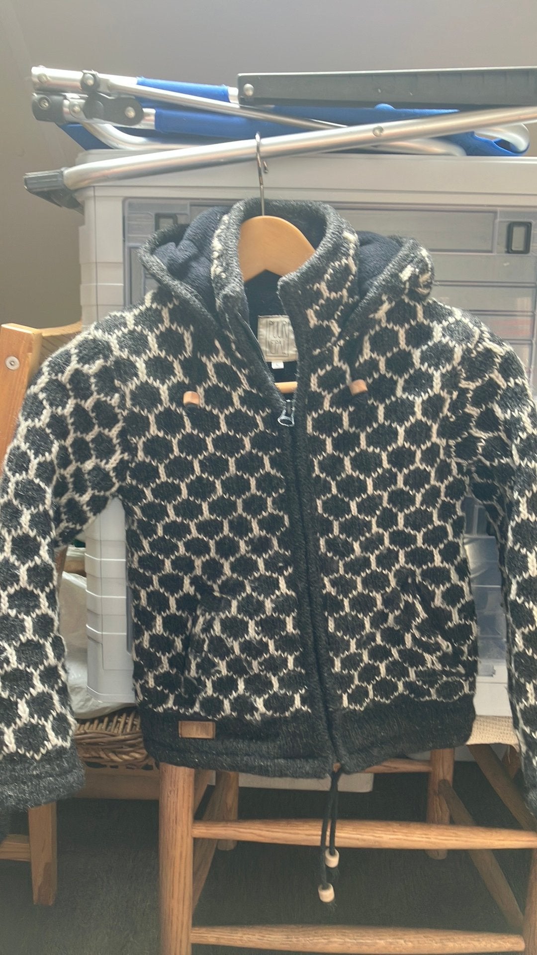 Kindervest 100%wol en fleeche binnen Puur Nepal L (110/116), Ophalen of Verzenden, Gebruikt, Jongen of Meisje, Trui of Vest