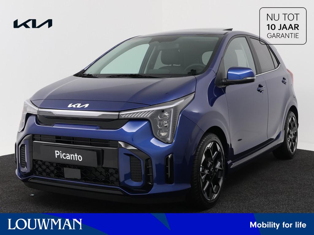 Kia Picanto 1.0 GDi GT-Line | ACTIE ! | NU UIT VOORRAAD LEVE, 12 maanden, Automatische klimaatregeling, 68 pk, Leder
