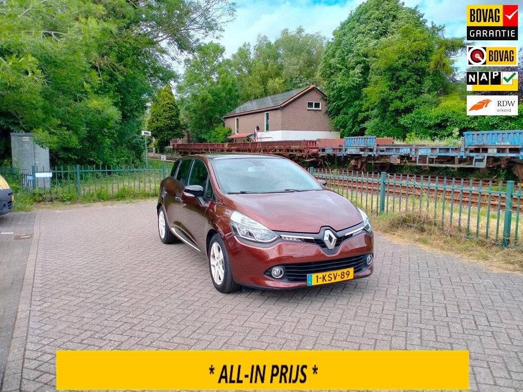 Renault Clio Estate 0.9 TCe Dynamique Airco trekhaak panoram, Auto's, Voorwielaandrijving, Stof, Zwart, Origineel Nederlands