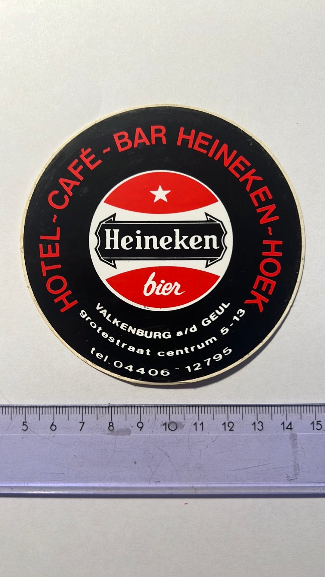 Heineken sticker, Verzamelen, Ophalen of Verzenden, Zo goed als nieuw, Bedrijf of Vereniging