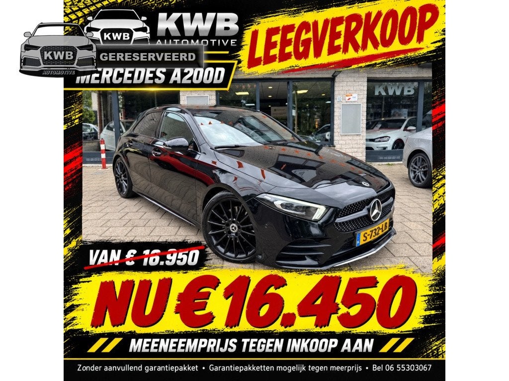 Mercedes-Benz A-Klasse 200d | Panoramadak AMG Pakket | Matri