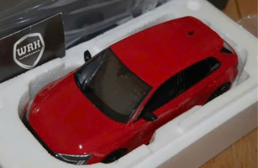 1:18 AUDI RS3 SPORTBACK 2021 rood GT spirit GT378 WRH, Verzenden, Zo goed als nieuw, Auto, Overige merken