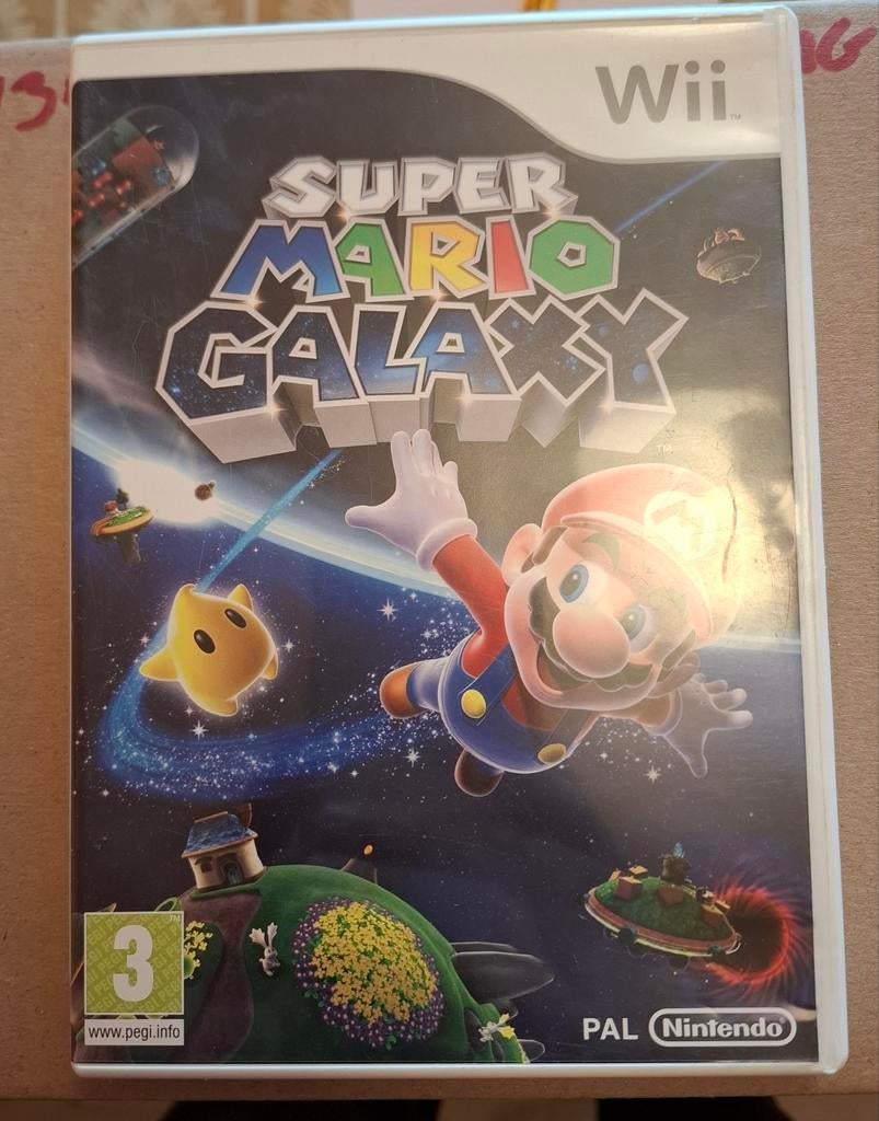 Super Mario Galaxy Wii. FRANSE VERSIE, Avontuur en Actie, 2 spelers, Ophalen of Verzenden, Zo goed als nieuw