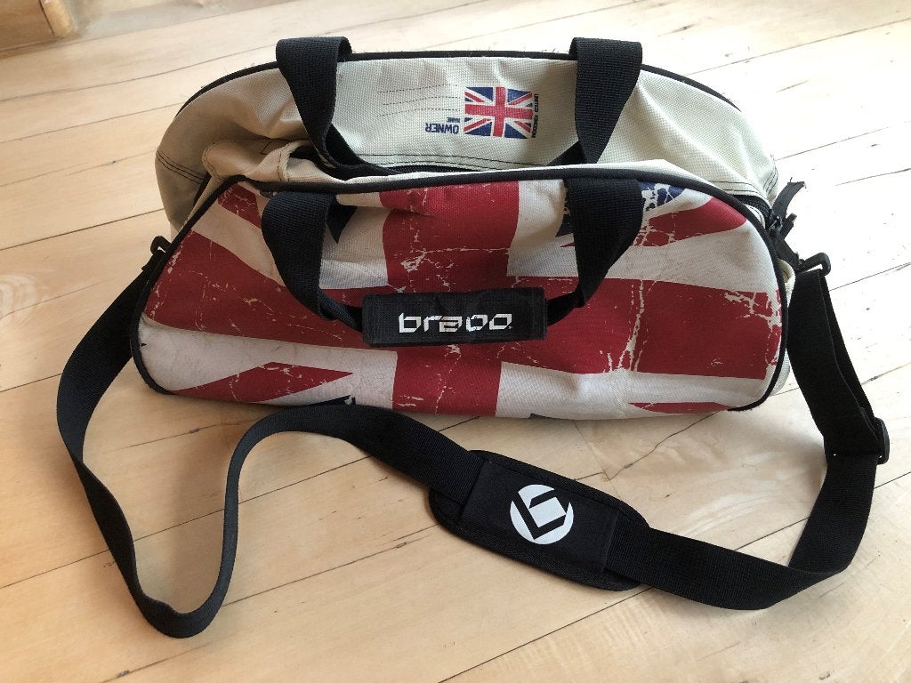 Hockeytas Brabo met Engelse vlag, Ophalen, Gebruikt, Tas