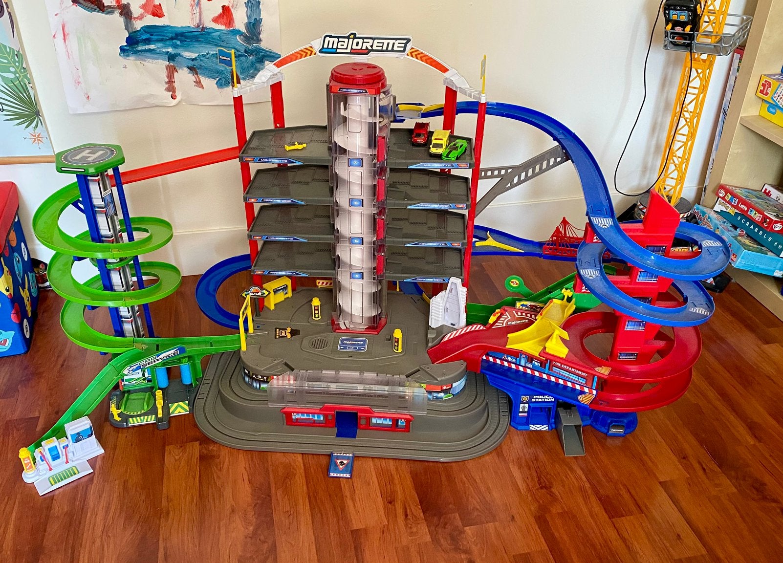 Majorette supercity garage, Ophalen, Zo goed als nieuw