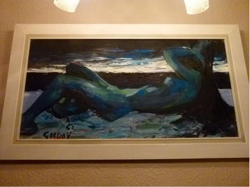 vintage schilderij naakt Gordoy ´62, Ophalen, Huis en Inrichting